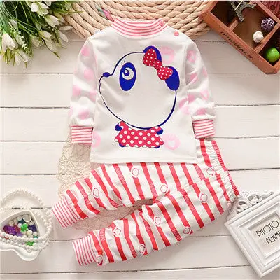 Kids' Long Sleeve Casual Outfit Set