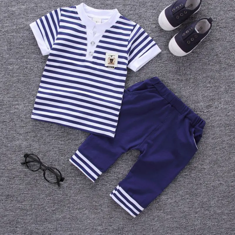 Summer Style Kids Casual Clothing Set 1