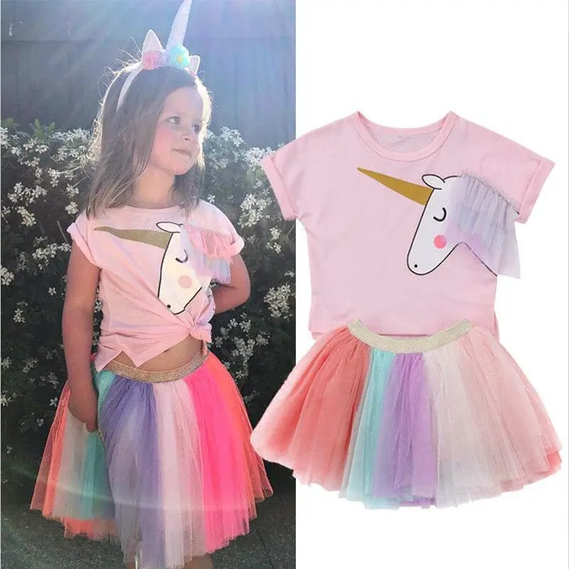 Summer Fashion Style Cartoon Printed Clothes Set 1