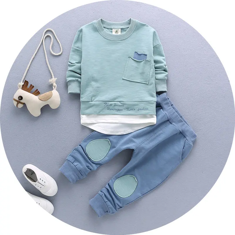 Children's Spring Autumn Cotton Clothing Set 1