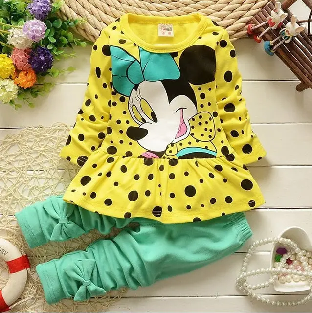 Bow Type Girls Clothing Set 7
