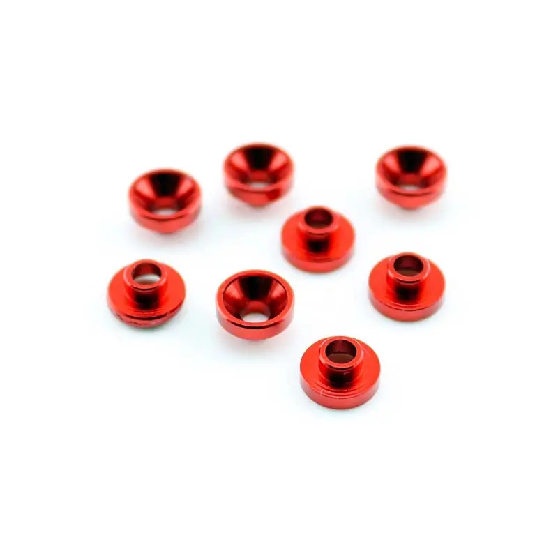 Hamilton Hobbies Red Servo Washers (8)  (Ham13517) 1