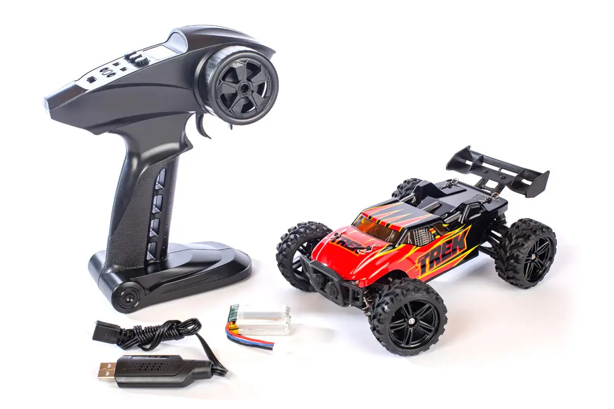 Rage Mini Trek 1/24 Rtr Truggy - Red  (Rgrc2451) 1