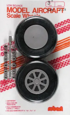 Robart Scale Wheels 3" (2) (Rob114) 1