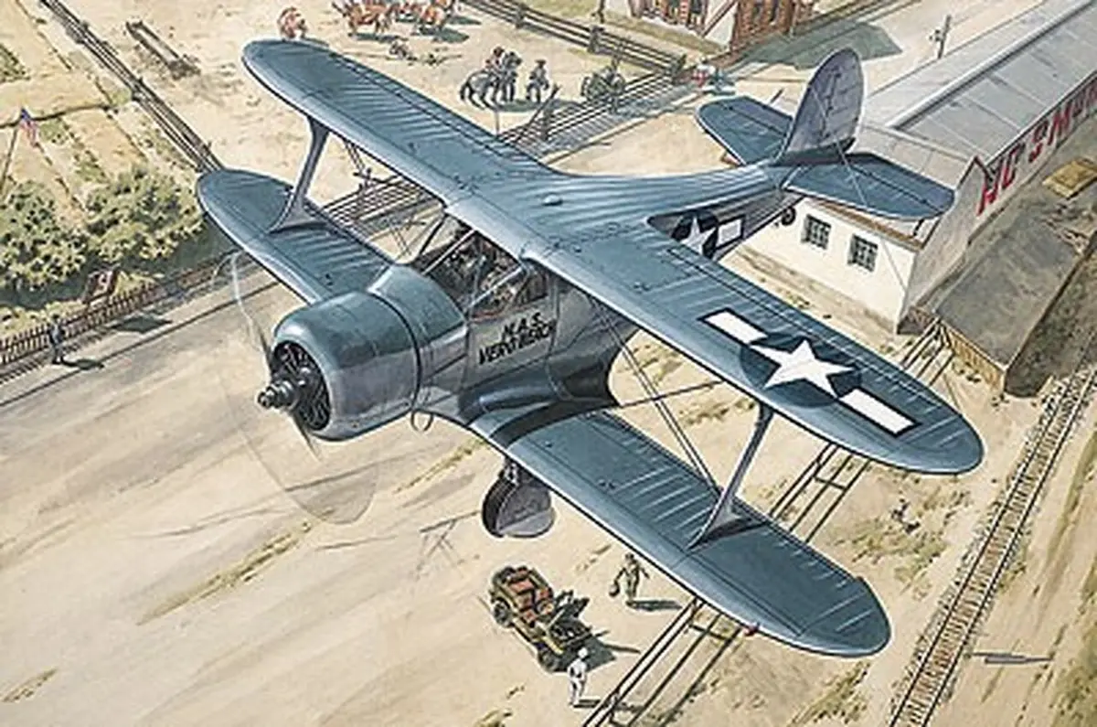 Beechcraft Gb-2 Staggerwing (Traveller) Wwii Us Courier Biplane 1/48 Roden  (Rod447) 1