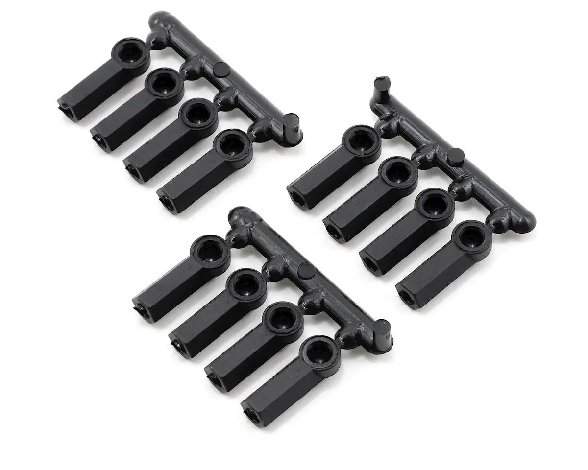 Rpm Heavy Duty 4-40 Rod Ends (Black) (12)  (Rpm73372) 1