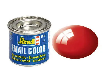 Revell 14Ml Enamel Fiery Red Gloss Tinlet  (Rvl32131) 1
