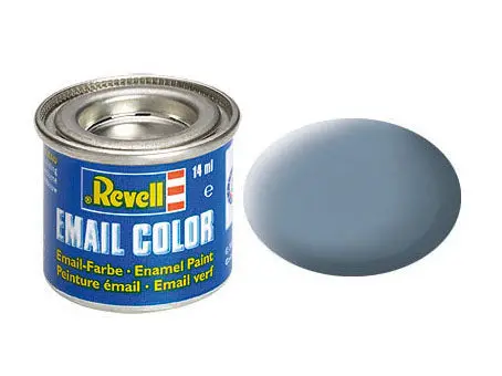 Revell 14Ml Enamel Grey Matt Tinlets  (Rvl32157) 1