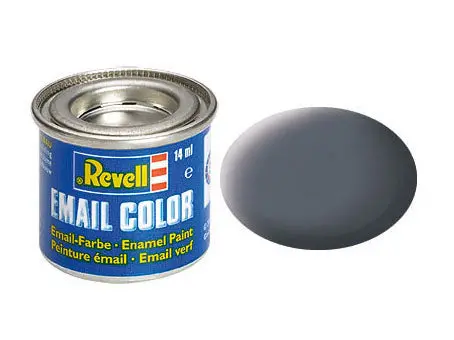 Revell 14Ml Enamel Tank Grey Matt Tinlet   (Rvl32178) 1