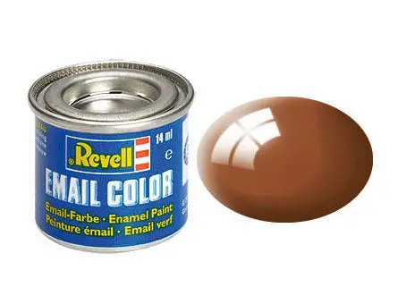 Revell 14Ml Enamel Mud Brown Gloss Tinlet    (Rvl32180) 1