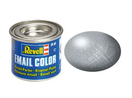 Revell 14Ml Enamel Steel Metallic Tinlet   (Rvl32191) 1
