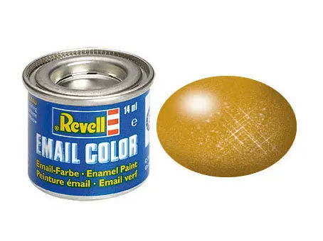 Revell 14Ml Enamel Brass Metallic Tinlet (Rvl32192) 1