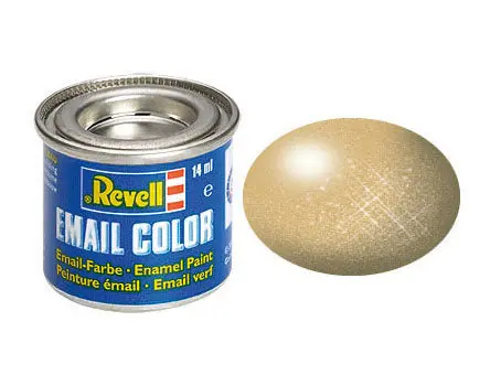 Revell 14Ml Enamel Gold Metallic Tinlet (Rvl32194) 1