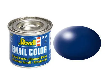 Revell 14Ml Enamel Dark Blue Silk Tinlet (Rvl32350) 1