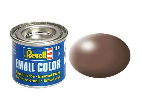 Revell 14Ml Enamel Brown Silk Tinlets  (Rvl32381) 1
