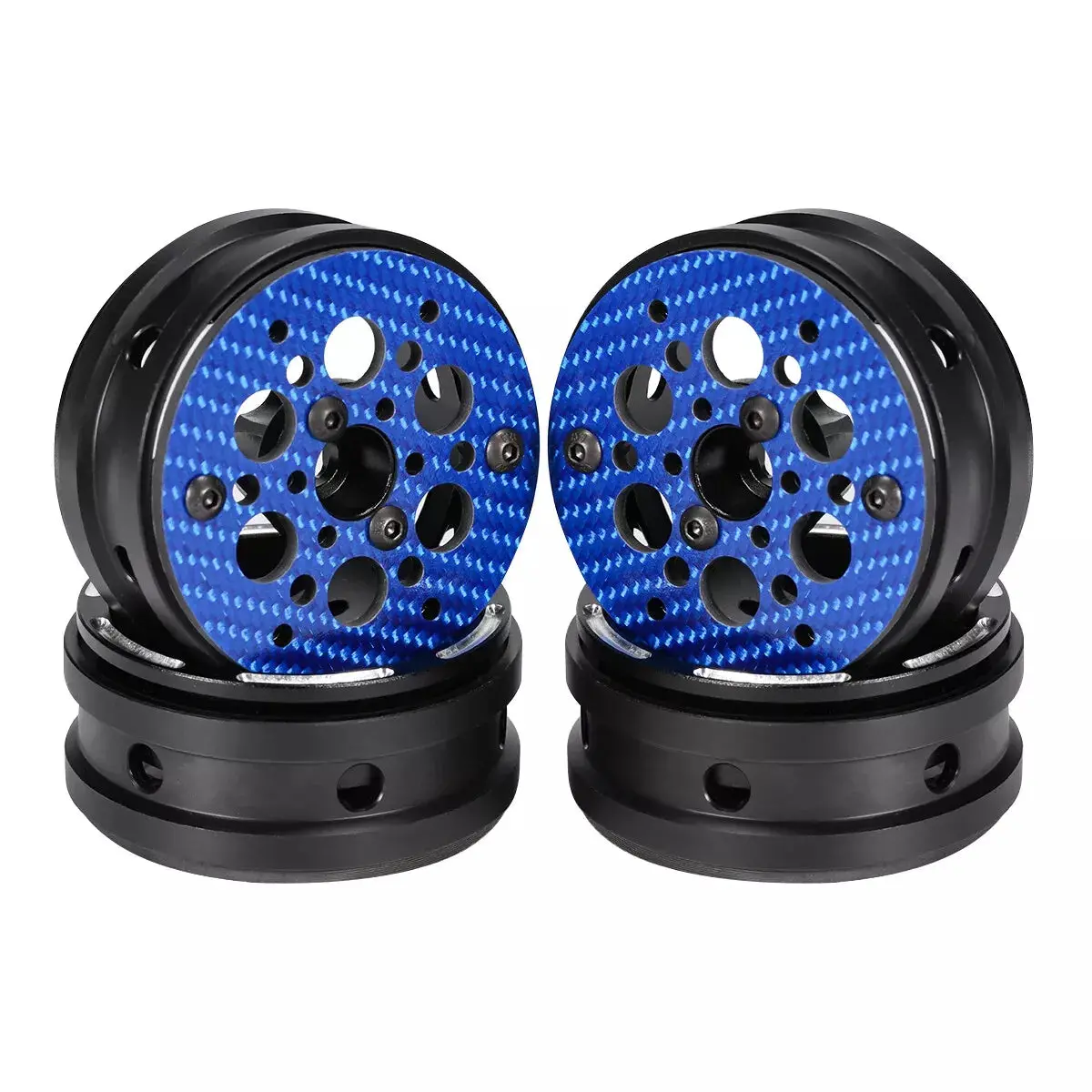 Hamilton Hobbies 1.9 Circle Beadlock - Blue 1