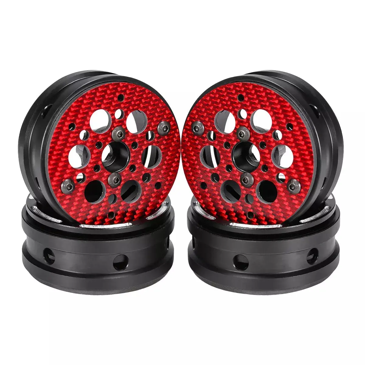 Hamilton Hobbies 1.9 Circle Beadlock - Red 1