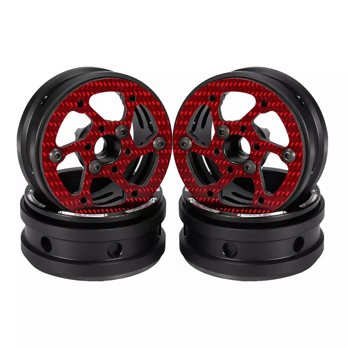 Hamilton Hobbies 1.9 Twist Beadlock - Red 1