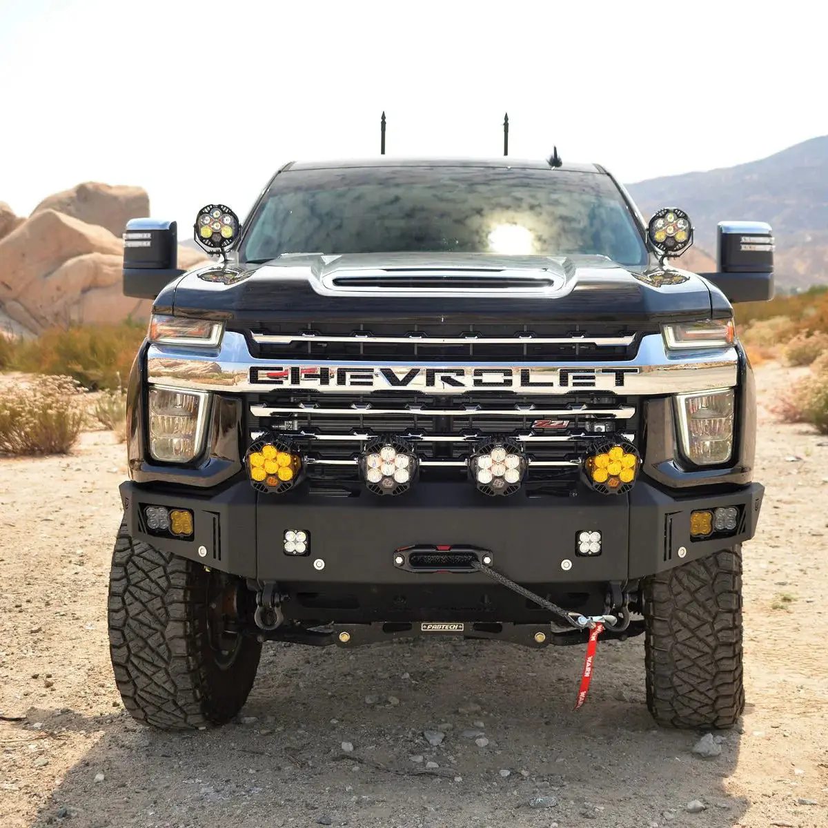 Chassis Unlimited 2020-2023 Chevy Silverado 2500/3500 Octane Front Winch Bumper 1