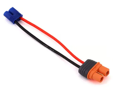 Spektrum Rc 4" Ic3 Battery To Ec2 Device Charge Adapter  (Spmxca318) 1
