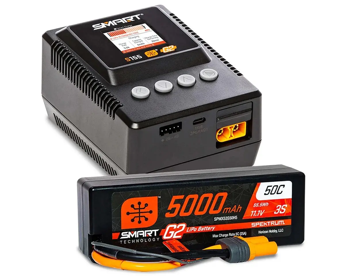 Spektrum Rc Smart G2 Powerstage 3S Bundle W/3S Smart Lipo Battery (5000Mah)   (Spmxpss300) 1
