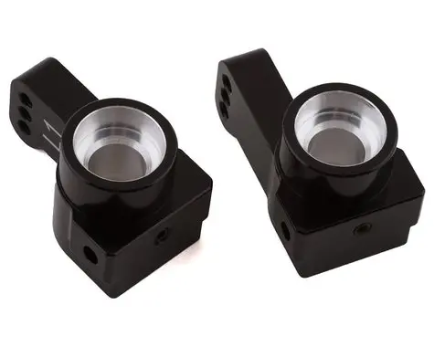 St Racing Concepts Dr10 Aluminum Rear Hub Carriers (Black) (2) (1° Toe)  (Sptstc91418-T1bk) 1