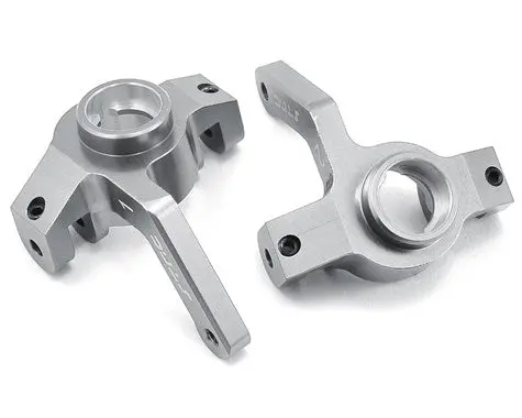 St Racing Concepts Aluminum Steering Knuckle (2) (Silver)  (Sta31110s) 1