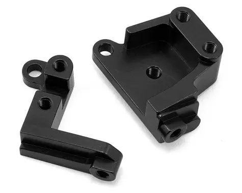 St Racing Concepts Scx10 Ii Aluminum Servo Mount Brackets (Black)  (Sta31387bk) 1