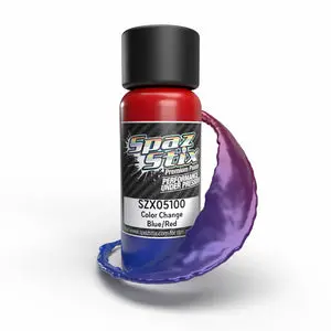 Spaz Stik Color Change Airbrush Paint, Blue/Red, 2Oz Bottle   (Szx05100) 1