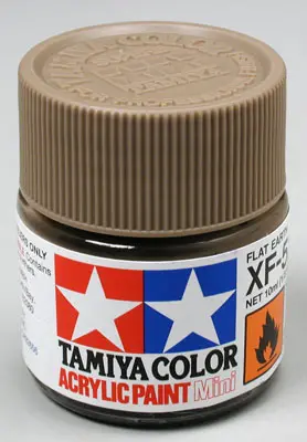Tamiya Acrylic Mini Xf-52 Flat Earth 1/3 Oz  (Tam81752) 1