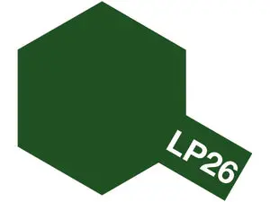 Tamiyalacquer Paint Lp-26 D. Green Jgsdf 10Ml Bottle  (Tam82126) 1