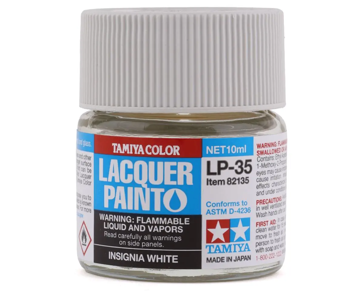 Tamiya Lp-35 Insignia White Lacquer Paint (10Ml)   (Tam82135) 1