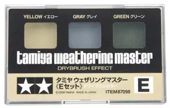 Tamiya Weathering Master E Set Yellow/Gray/Green  (Tam87098) 1