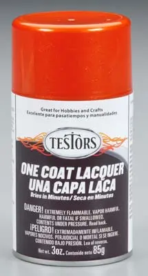 Testors Lacq Spray Flaming Orange 3 Oz  (Tes1840mt) 1