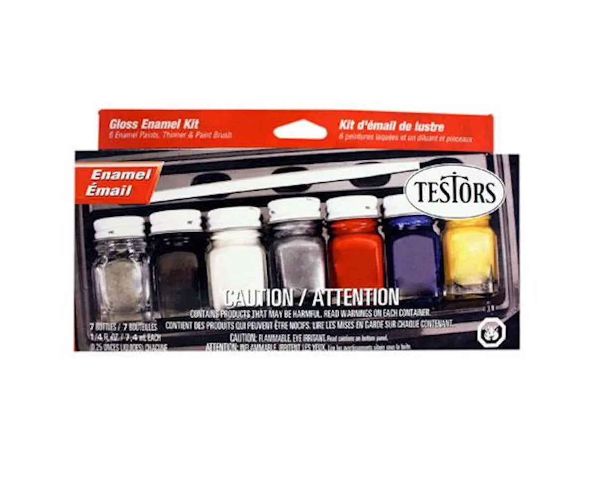 Testors Enamel Kit: Household, 6 Colors  (Tes9115x) 1