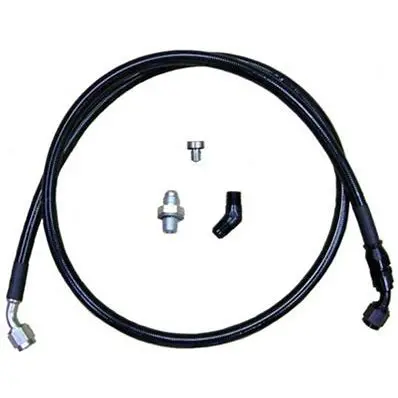 Duramax Factory Style Garrett Vnt Turbocharger Remote Oil Feed Line Kit (2004.5-2010) 1