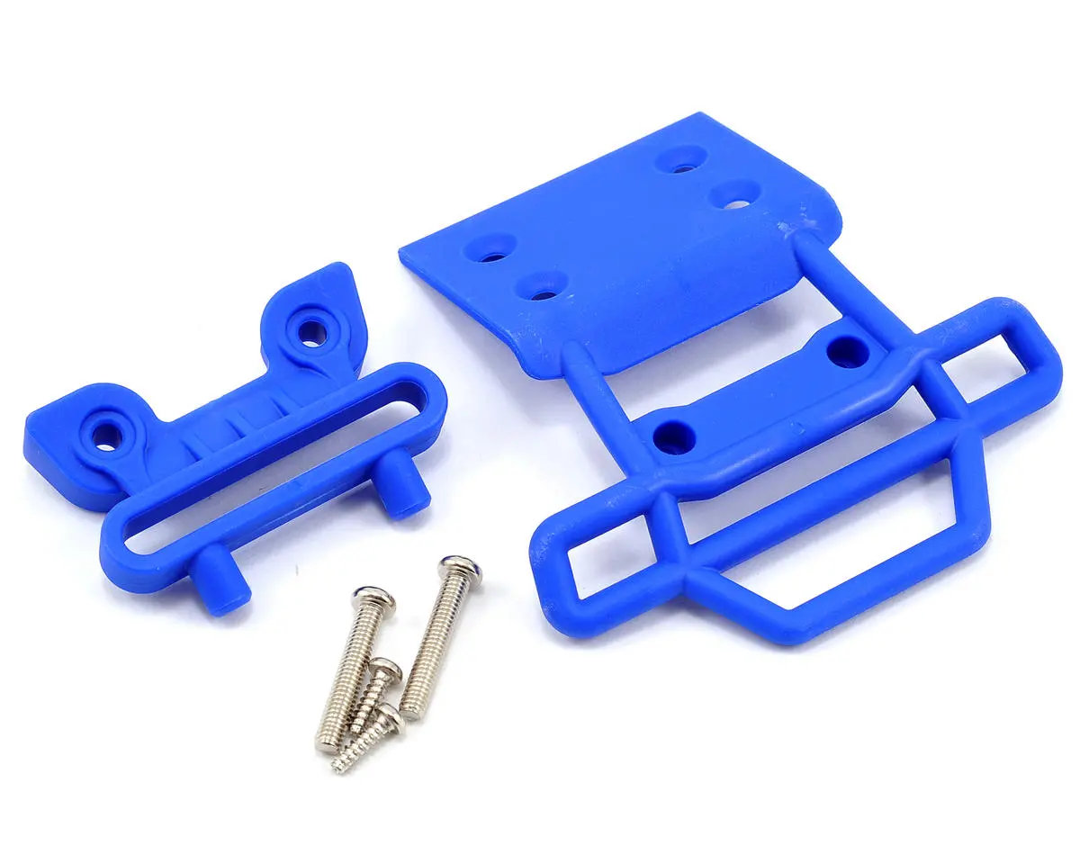 Traxxas Front Bumper & Mount (Blue) (Monster Mutt/Maximum Destruction)   (Tra3621) 1