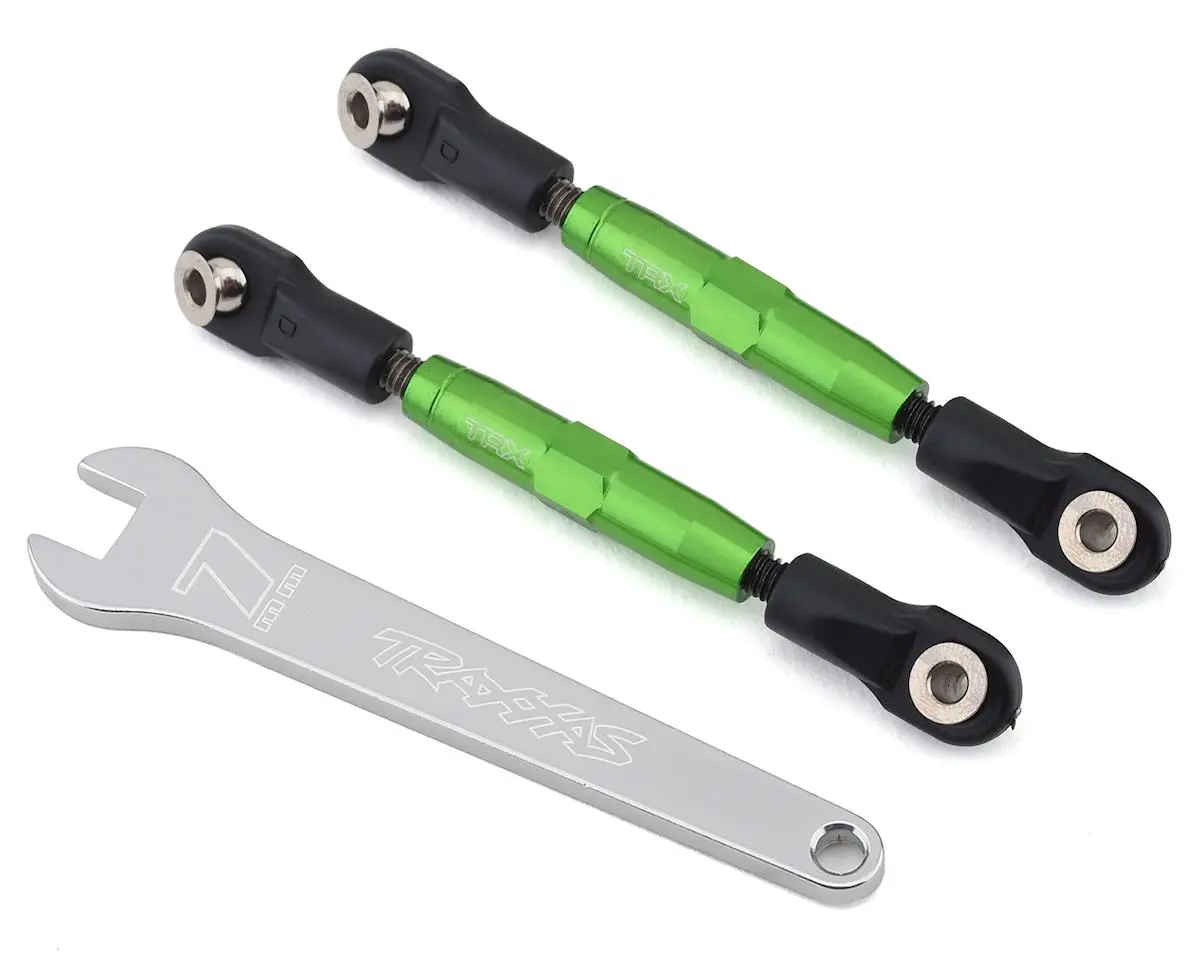 Traxxas Aluminum 39Mm Camber Link Turnbuckle (Green) (2)    (Tra3644g) 1