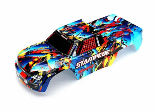 Traxxas Stampede Pre-Painted Monster Truck Body W/Decals  (Tra3648) 1