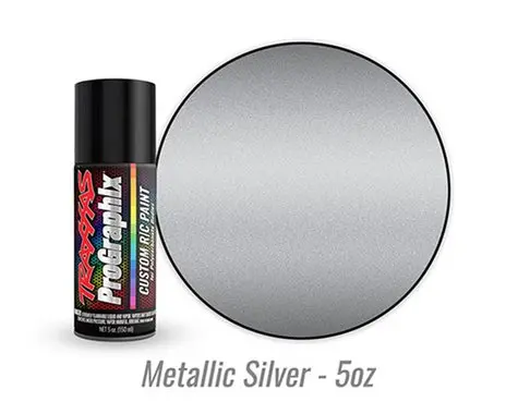 Traxxas Body Paint, Metallic Silver (5Oz)   (Tra5073) 1