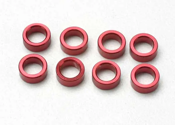 Traxxas Spacer, Pushrod (Aluminum, Red) (Tra5133) 1