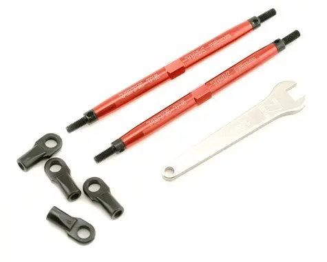 Traxxas Aluminum Toe Link Front Tubes (Red) (2) (Tra5141r) 1