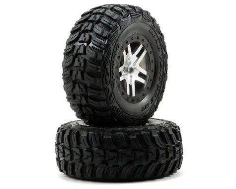 Traxxas Kumho Venture Mt Rear Tires (2) (Satin Chrome) (S1)  (Tra6874) 1