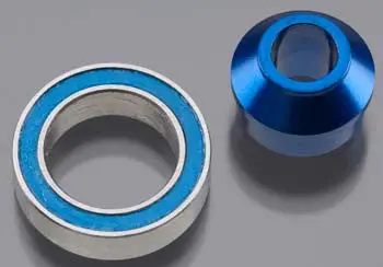 Traxxas Aluminum Bearing Adapter Blue Slash 4X4   (Tra6893x) 1