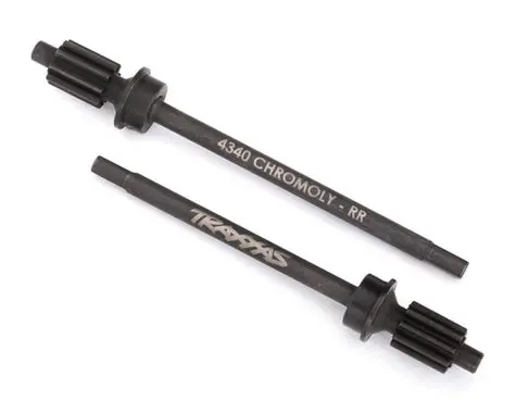 Traxxas Trx-4 Rear Heavy Duty Machined Axle Shafts W/Input Gear (2)  (Tra8061) 1