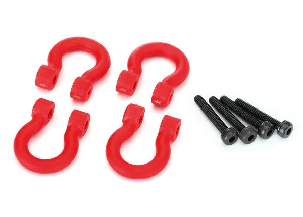Traxxas Bumper D-Rings, Red (Front Or Rear)/ 2.0X12 Cs (Tra8234r) 1