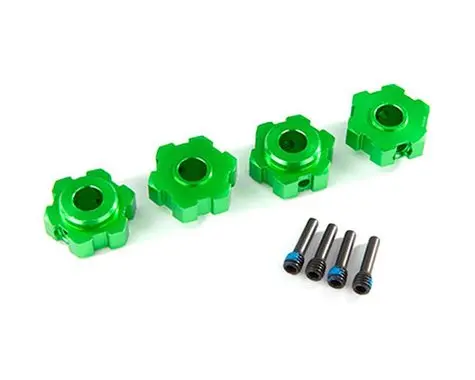 Traxxas Maxx Aluminum Wheel Hex (Green) (4)  (Tra8956g) 1