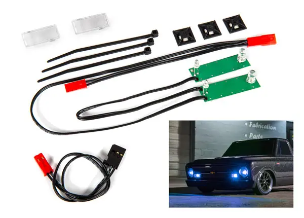 Traxxas Front Led Light Set (Blue)  (Tra9496x) 1