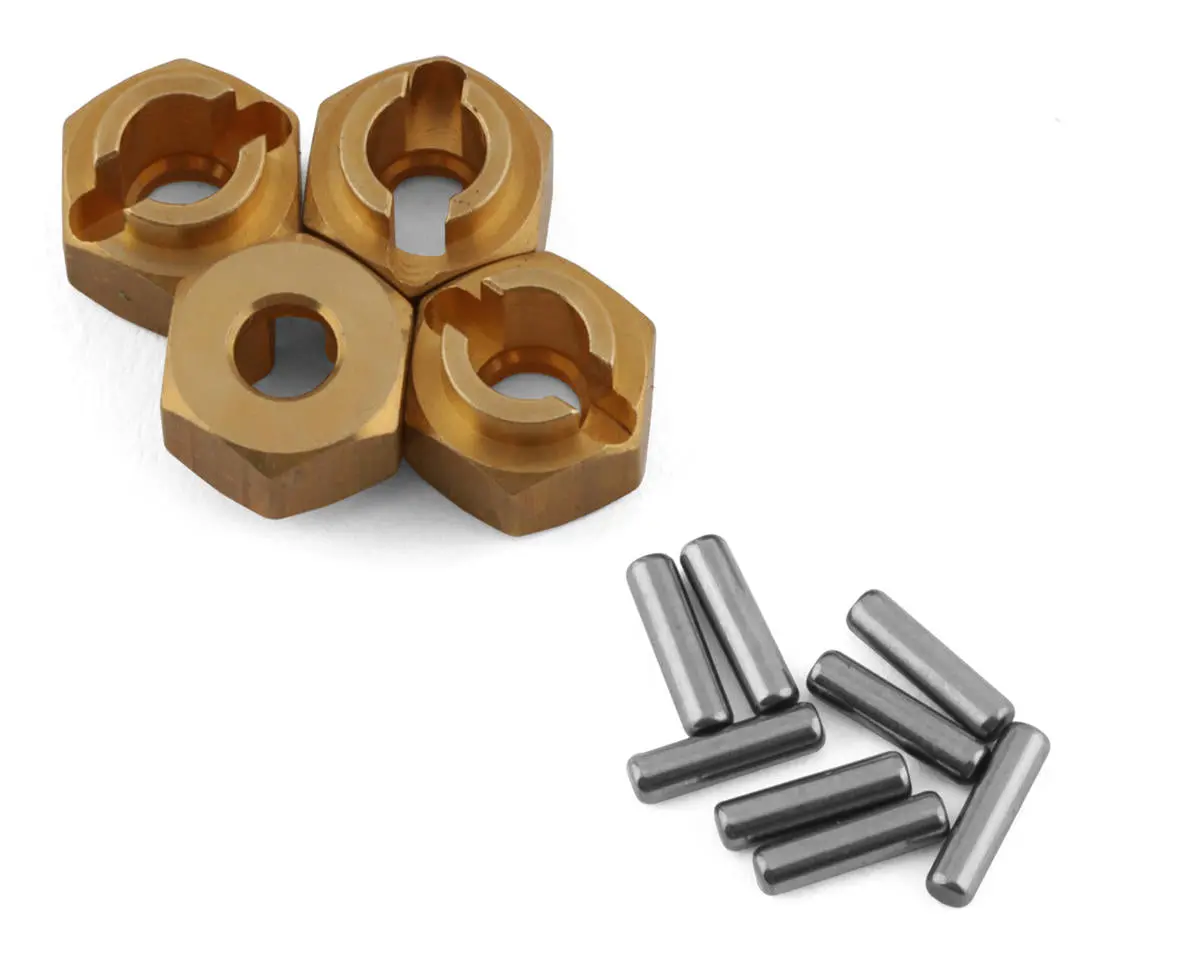 Traxxas Trx-4M Brass Wheel Hexes (4) (4G)   (Tra9750x) 1