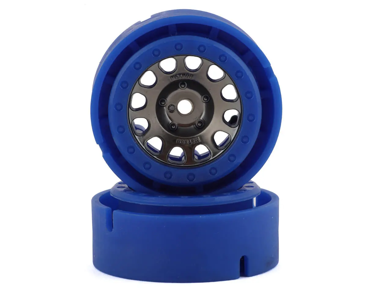 Traxxas 1.0" Micro Method Beadlock Rims (Blue) (2) (Trx-4M)  (Tra9781=Blkbl) 1